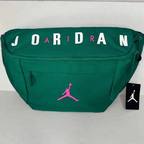Jordan Other - AIR JORDAN Sling Bag/Fanny Pk/Crossbody/Belt Bag/LARGE/Jumpman/MYSTIC GREEN/NWT